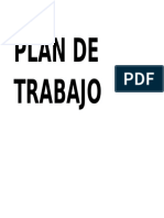 Plan de Trabajo