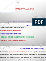 Uncertainty Analysis