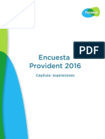 Encuesta Provident 2016 - Capítulo Aspiraciones