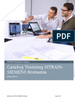 Catalog Training SITRAIN SIEMENS Romania 2016 v1b