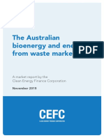 The Australian Bioenergy and Energy From Waste Market Cefc Market Report