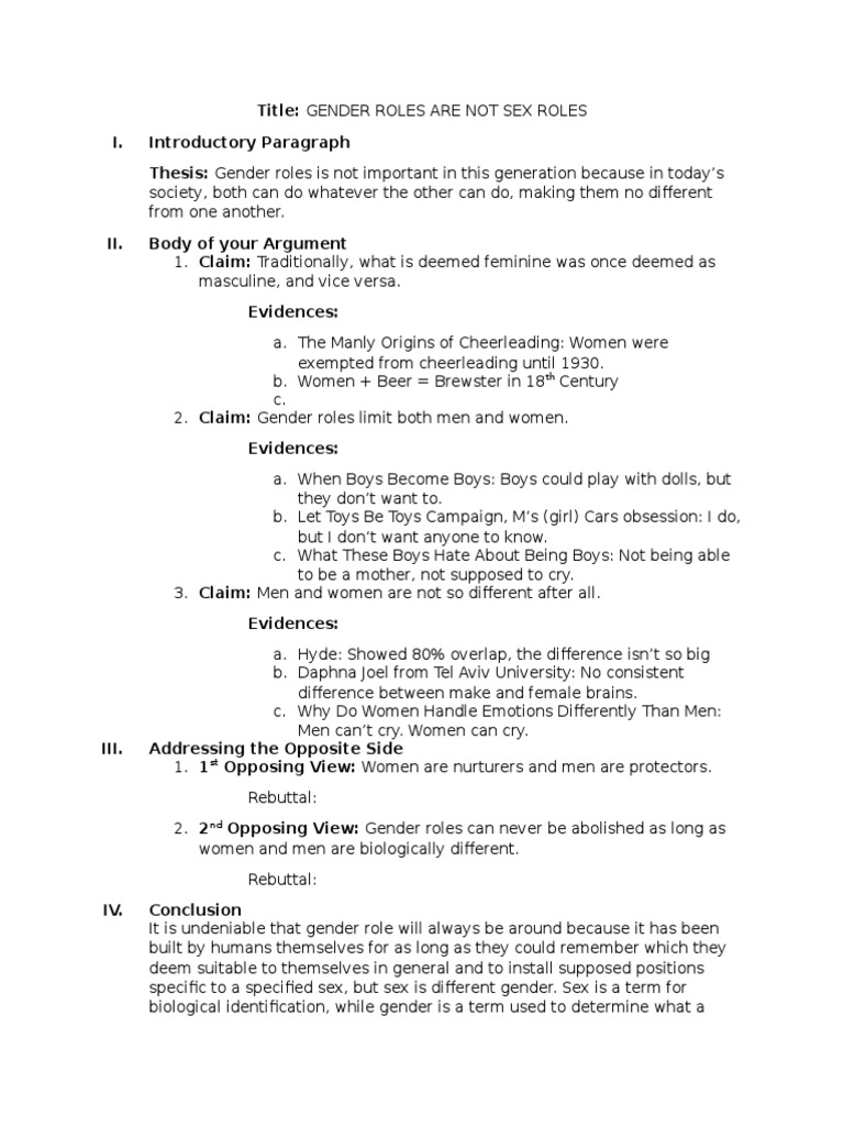 argumentative essay topics about women