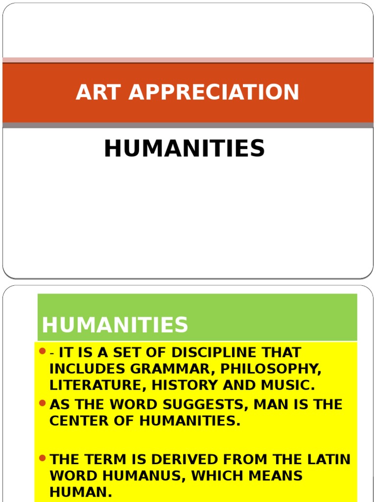 Art Appreciation | Drawing | The Arts