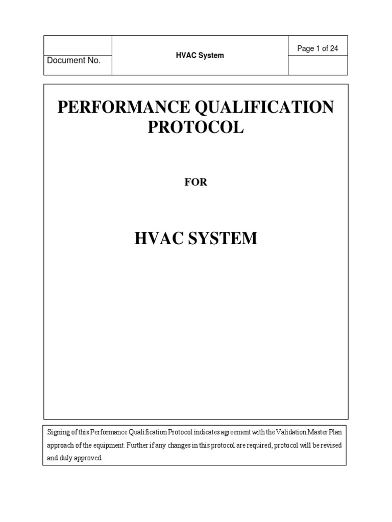 Hvac PQ PDF Verification And Validation Hvac