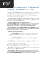 New Features of OID in Fusion Middleware 11g