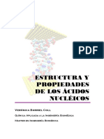 ESTRUCTURA Y PROPIEDADES DE LOS ÁCIDOS NUCLÉICOS