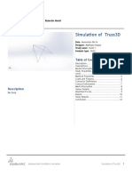 Three Dimensional Truss Analysis