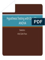 10 - Hypothesis Testing With One-Way ANOVA PDF