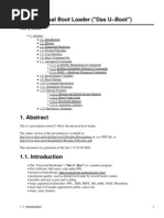 The Universal Boot Loader ("Das U Boot") : Table of Contents