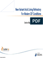 New Variant Acid Lining Refractory For Modern CIF Conditions