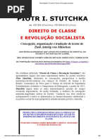 Piotr Stutchka _ Direito de Classe e Revolução Socialista