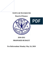 Town of Plymouth Board of Finance