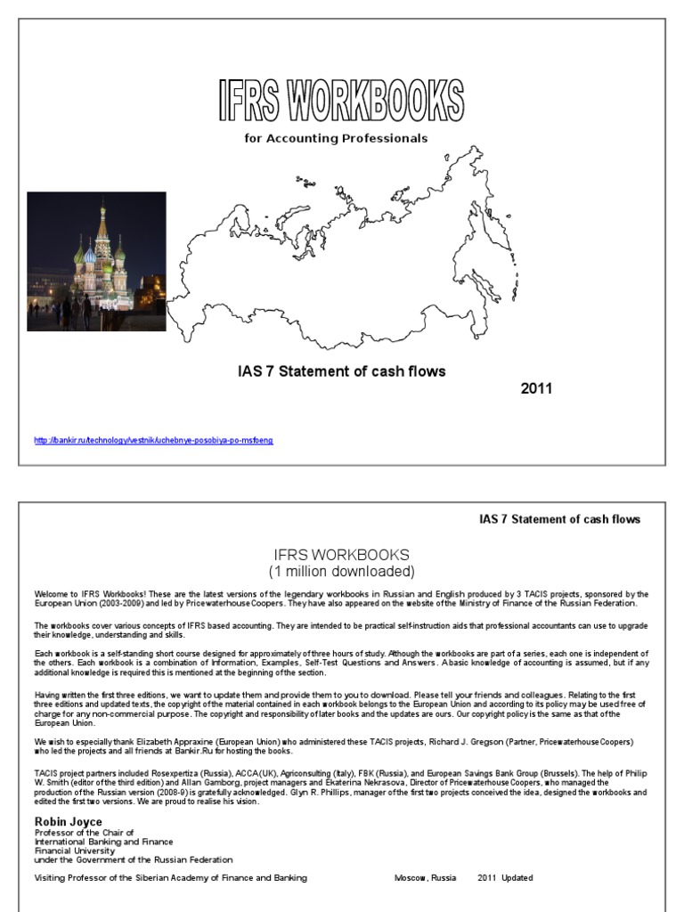 IAS 7 Statement of Cash Flows 2011: For Accounting Professionals | PDF ...