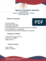 REQUISITOS BACHILLERATO