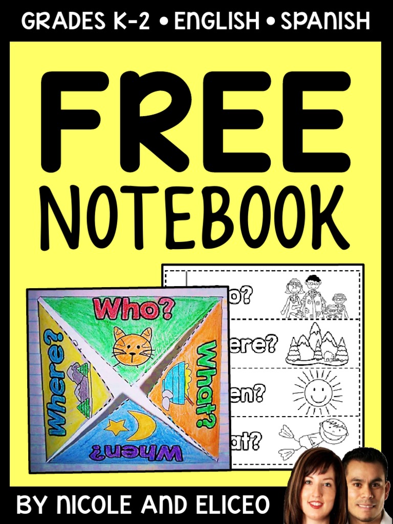 Free Literacy Interactive Notebook Activities PDF