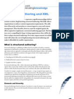 Structured Authoring and XML