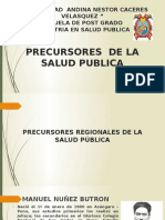 Diapositivas de Precursores de La Salud Publica