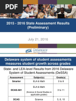 SBAC 2016 Results Presentation To SBOE