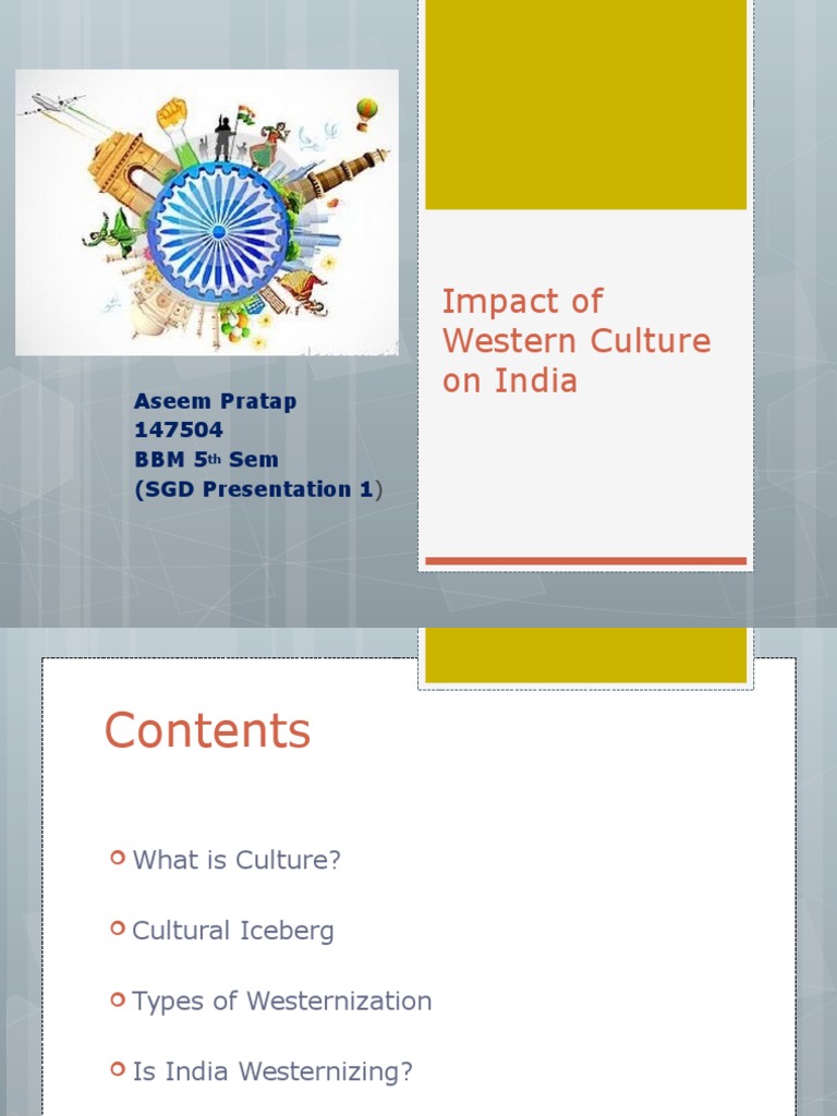 Impact of Western Culture On India | PDF