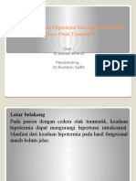 Hipotermia Pada Hipertensi Intrakranial Setelah Cedera Otak Traumatik