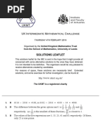 IMC Solutions 2026 | PDF | Area | Triangle