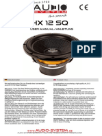 Bda HX 12 SQ Komplett