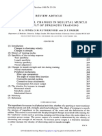 Physiological Changes in Skeletal Muscle As A Result of Strength Training