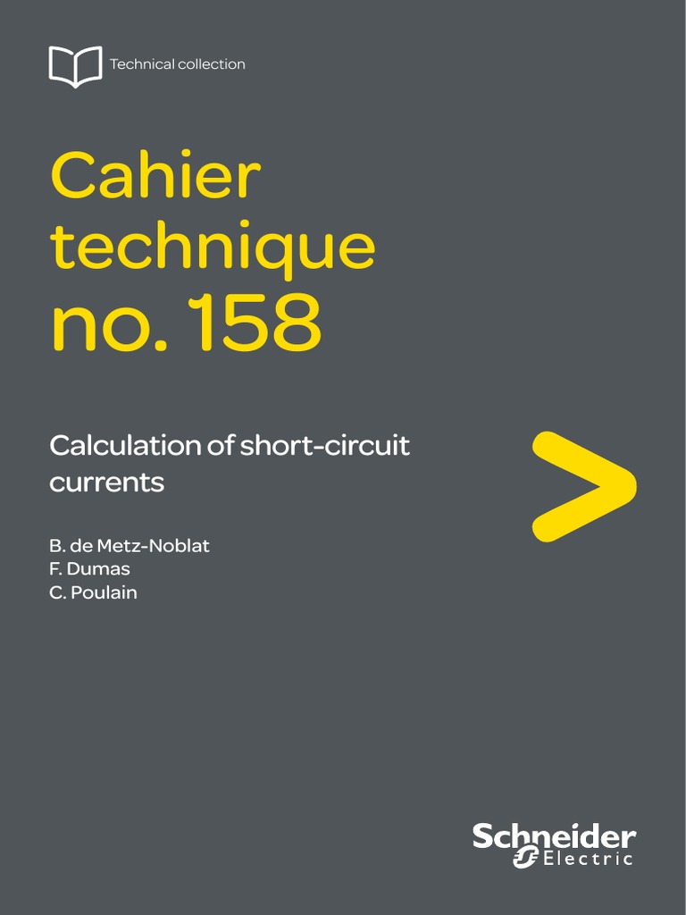 ECT158 Calculation Of Short Circuit PDF Electrical Impedance