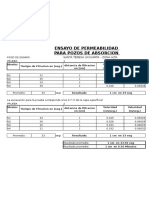 Cálculo de Permeabilidad