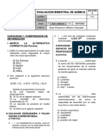 Examen Bimestral 2 - Saco Oliveros - 4to Año - Belisario - Julio 2016