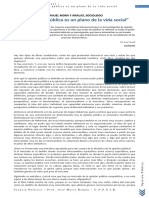 Mora y Araujo Manuel La Opinión Pública Es Un Plano de La Vida Social