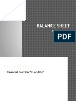 Talk 3. Balance Sheet