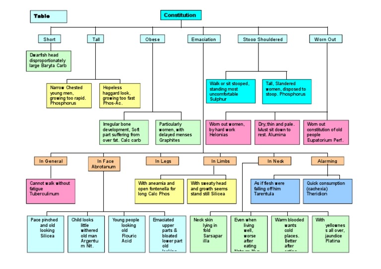 Homeopathic Constitutions Overview | PDF