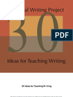 7709920 30 Ideas From the National Writing Project