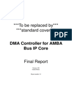 To Be Replaced by Standard Cover : DMA Controller For AMBA Bus IP Core
