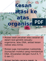 Kesan Mutasi Ke Atas Organisma