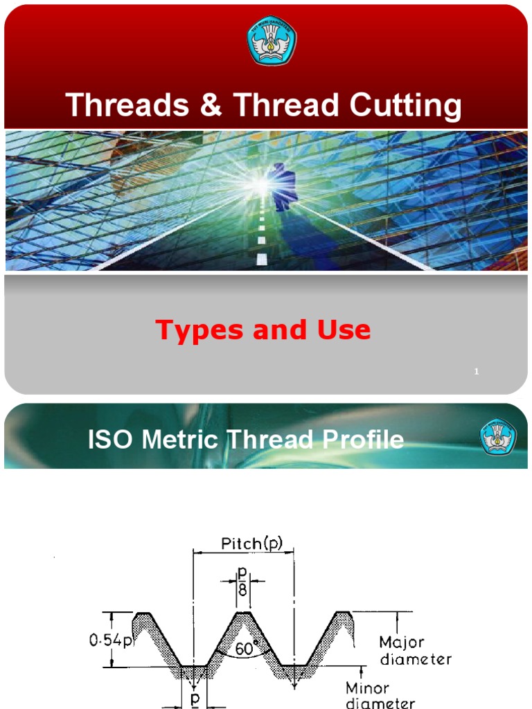 Guide to Thread Types and Cutting Tools | PDF