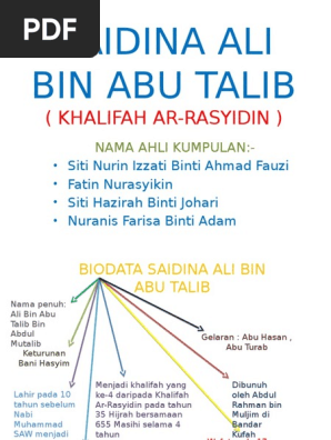 Saidina Ali Bin Abu Talib Pdf
