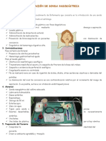 Colocación de Sonda Nasogástrica