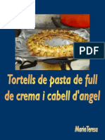 Tortells de Pasta de Full, de Crema I Cabell D'angel (M. Teresa)