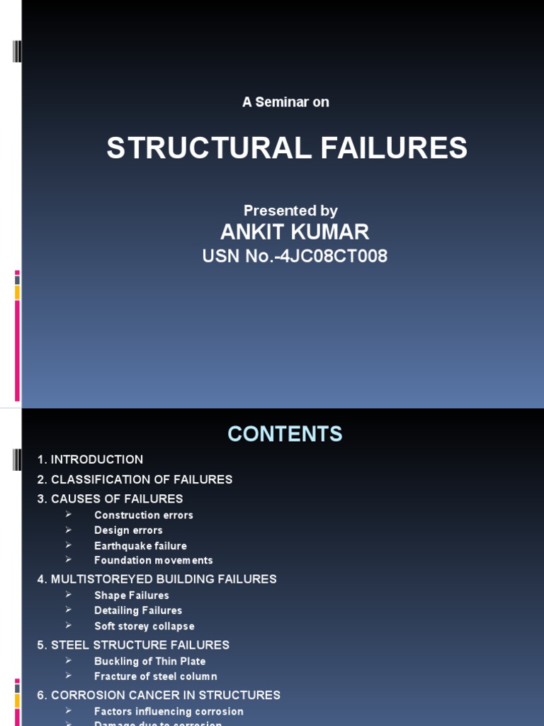 Structural Failures: Ankit Kumar | PDF | Fracture | Corrosion
