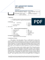 Biochemistry Laboratory Manual: Isolation and Purification of Proteins