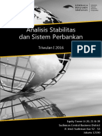 Laporan Analisis Stabilitas Dan Sistem Perbankan Triwulan I 2016