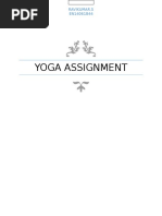 Download Yoga Assignment by SharunieRavikumar SN319084566 doc pdf