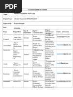 Stakeholder Register