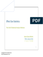 The Craft Effect Size Statistics Webinar