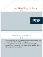 Exceptions in Java