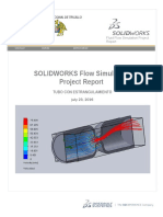 SOLIDWORKS Flow Simulation Project Report: Tubo Con Estrangulamiento