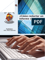 Como Redactar Informes Cientificos