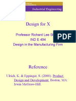 Design for X